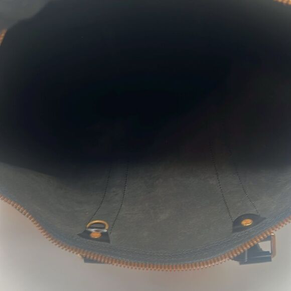 LOUIS VUITTON VINTAGE BLACK EPI LEATHER DUFFLE TRAVEL BAG KEEPALL 50 - Picture 15 of 16